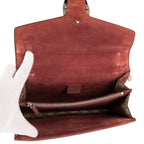 Gucci Blooms Dionysus Beige Burgundy Supreme Canvas Shoulder Bag — view 9