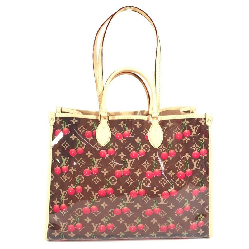 Louis Vuitton Shoulder Bag On The Go GM Leather Brown