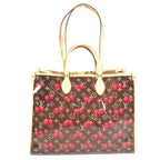 Louis Vuitton Shoulder Bag On The Go GM Leather Brown