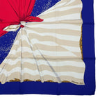 Hermes Scarf Silk Carre 90 Souvenirs de Paris Memories of Eiffel Tower — view 5