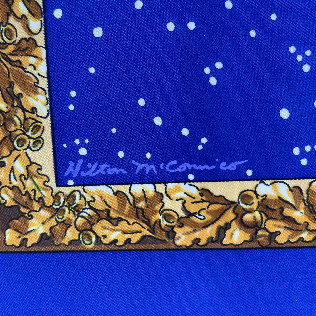 Hermes Scarf Silk Carre 90 Souvenirs de Paris Memories of Eiffel Tower — view 7