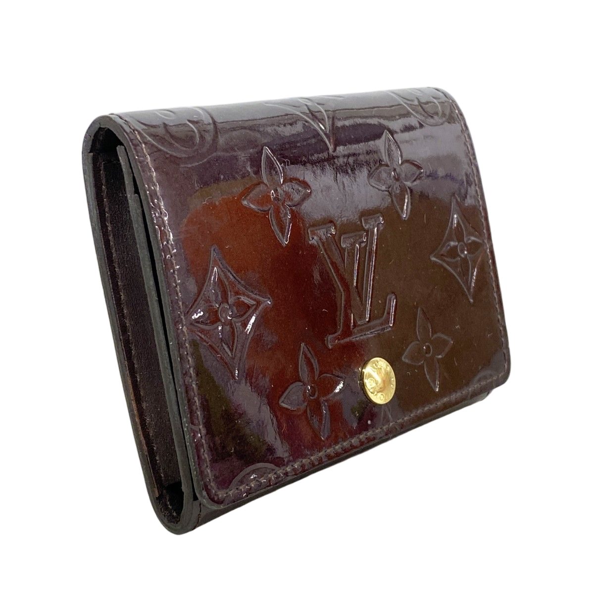 Louis Vuitton Card Case Vernis Business Holder Amaranto — view 2