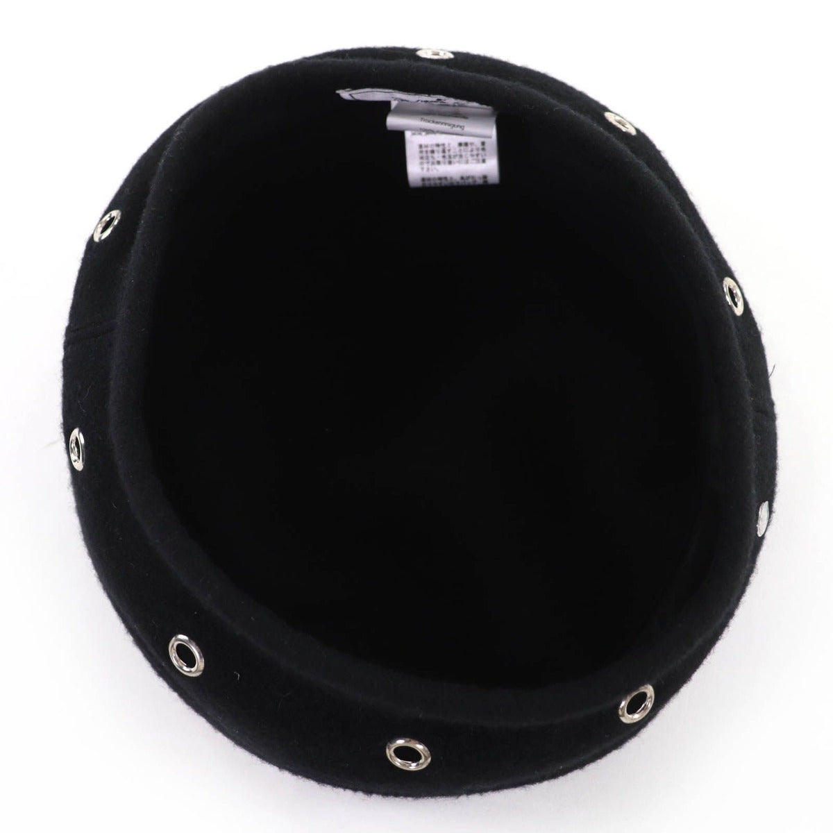 Hermes Santo Honore Cashmere Silver Series Beret Hat — view 6