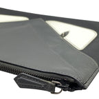Fendi 7 N0078 Monster Clutch Bag Second Bugs Leather Studded Black — view 3