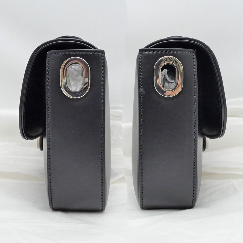 Gucci Clutch Bag Shoulder Leather Black — view 4