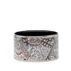 Hermes Enamel TGM Cloisonne Silver Multicolor Metal Belt