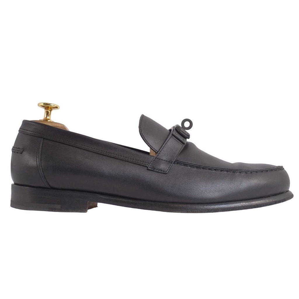 Hermes Loafer Destinee Moccasins Kelly Gold — view 6
