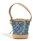 Louis Vuitton Key Holder Micronoe Monogram Denim Canvas Blue