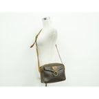 Celine Macadam Shoulder Bag Pochette Brown — view 6