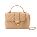 Chanel Golden Class CC Quilted Blanc Stitch 2-Way Hand Chain Shoulder