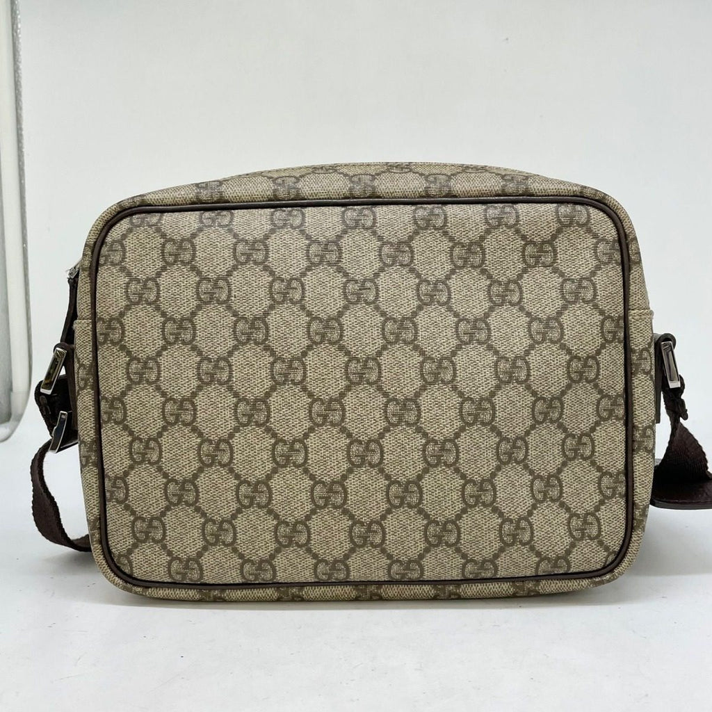 Gucci GG Spree Shoulder Bag Beige Dark Brown Compact — view 2