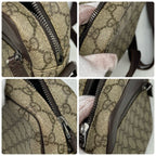 Gucci GG Spree Shoulder Bag Beige Dark Brown Compact — view 8