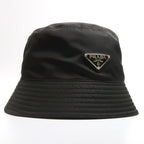 Prada Bucket Hat 1 Hc137 2 DMI Re-Nylon M Size Triangle Plate