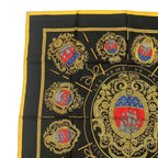 Hermes Carre 90 les Armes de Paris Coat of Arms Scarf Silk Black — view 2