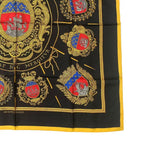Hermes Carre 90 les Armes de Paris Coat of Arms Scarf Silk Black — view 5