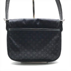 Louis Vuitton Monogram Comte Douffe Satin Shoulder Bag Black Purse — view 2