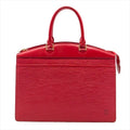 Louis Vuitton Non Stick Epi Riviera Hand Bag Red