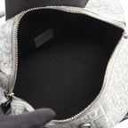 Dior Handbag Rango Oblique Gray Canvas Leather Lango 26 — view 3