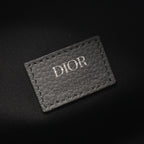 Dior Handbag Rango Oblique Gray Canvas Leather Lango 26 — view 4