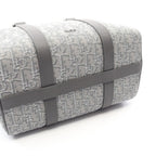 Dior Handbag Rango Oblique Gray Canvas Leather Lango 26 — view 6