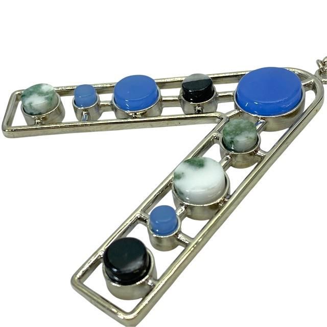 Christian Dior Necklace Jewelry Accessories Small Metal Silver Multicolor — view 5