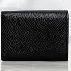 Christian Dior Trifold Wallet Black Saddle — view 2