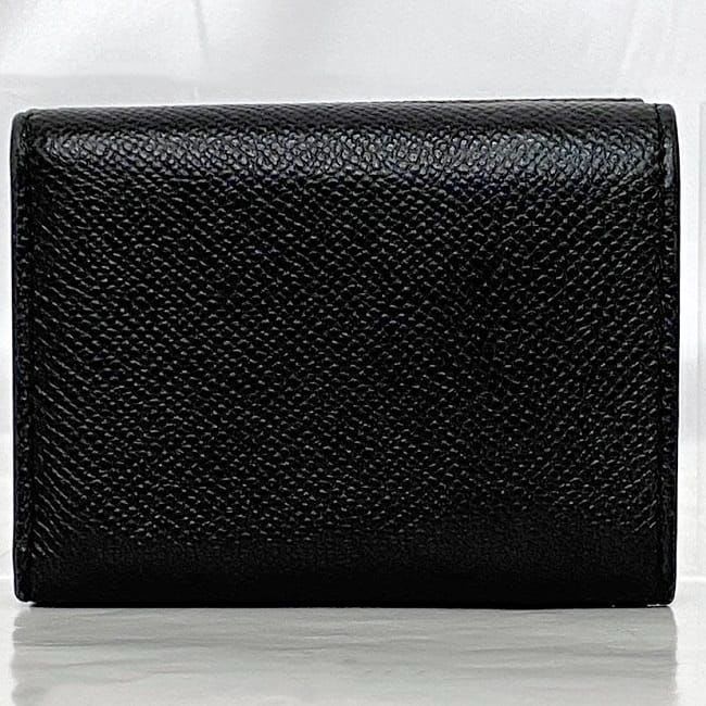 Christian Dior Trifold Wallet Black Saddle — view 2