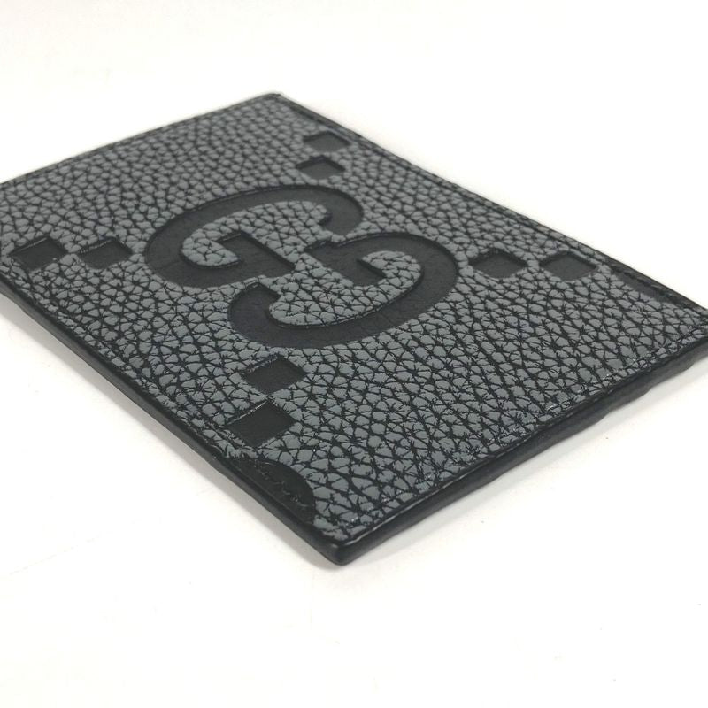 Gucci Card Case Aaece Logo Maxi GG Gray — view 6
