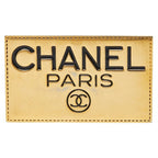 Chanel Logo Plate Gold Plated