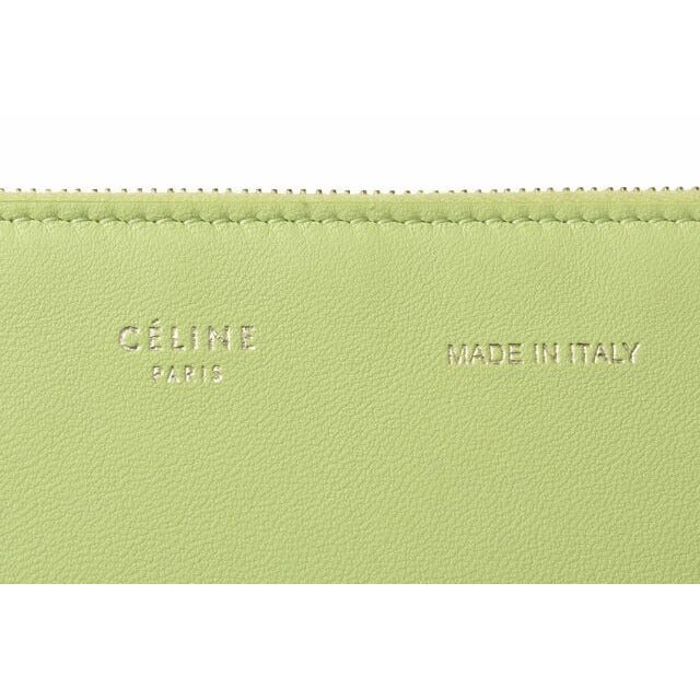 Celine Clutch Pouch Bag Ipad Case Light Green — view 6