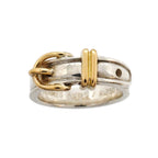 Hermes Ring Ceinture 18k Yellow Gold 925 Sterling Silver — view 2