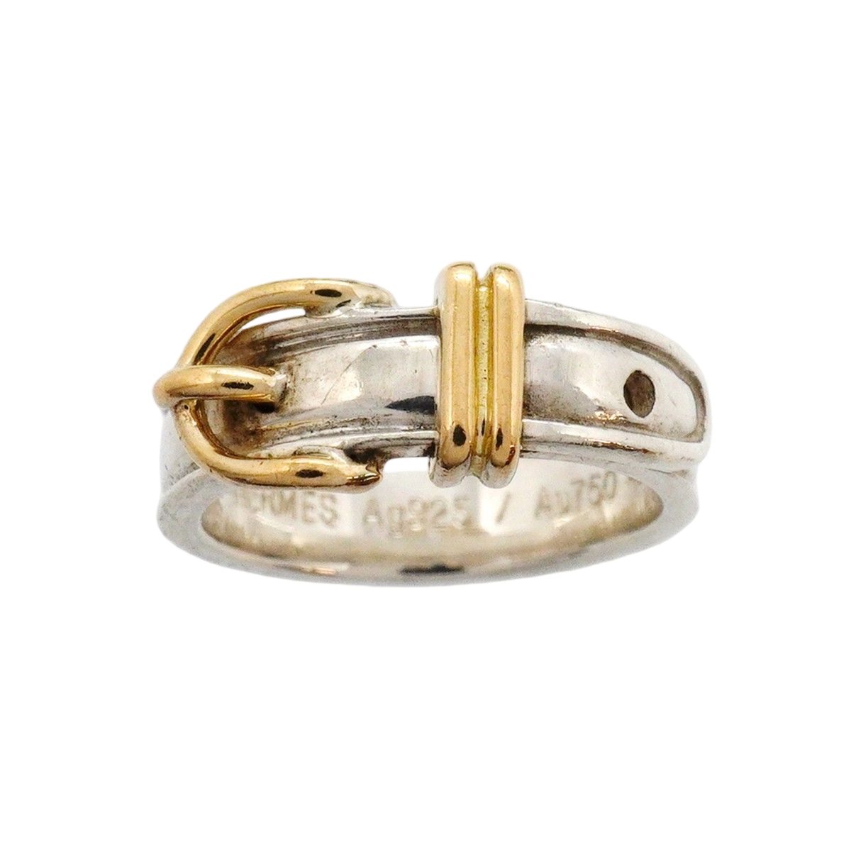 Hermes Ring Ceinture 18k Yellow Gold 925 Sterling Silver — view 2