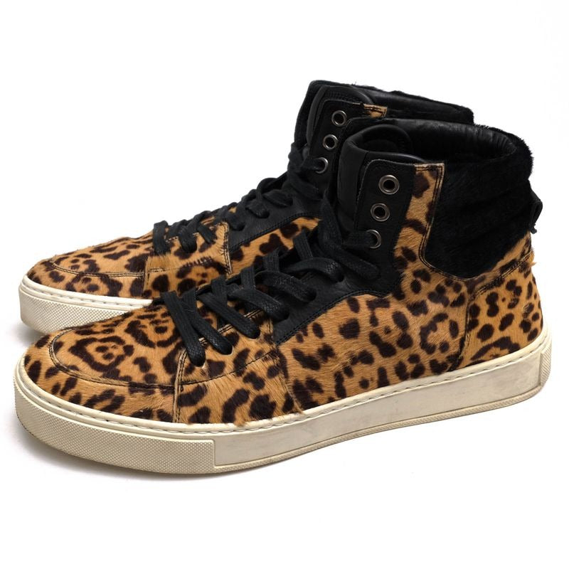 Yves Saint Laurent Shoes Sneakers High Cut Men Leather