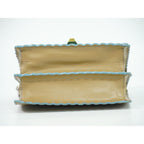 Fendi Kanai Chain Shoulder Bag Pochette Leather Brown Kan — view 3