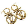 Louis Vuitton Boucle Doreille Baby e Earrings Plated Gold
