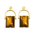 Louis Vuitton Taiga Earrings 18K YG Yellow Gold 750 Pierced — view 2