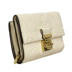 Louis Vuitton Trifold Wallet Monogram Empreinte Portefeuille Metis Compact Cream — view 2