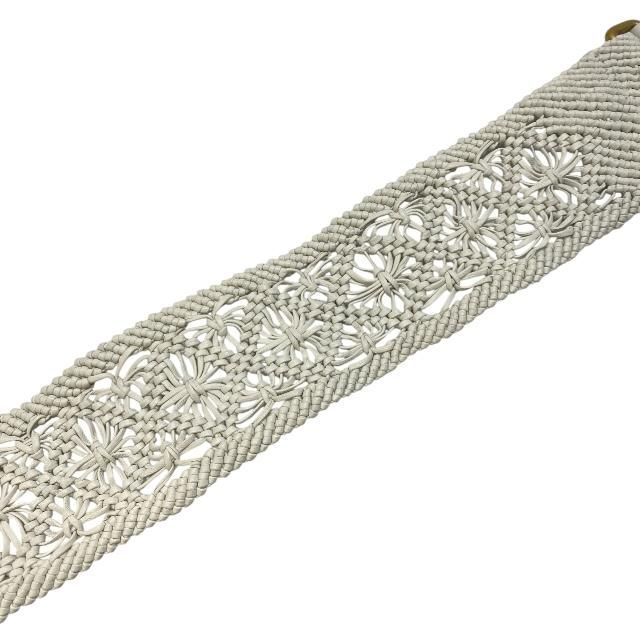Christian Dior Bag Strap Replacement Shoulder Small Leather White — view 6