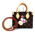 Louis Vuitton Handbag On The Go BB Monogram Canvas Brown