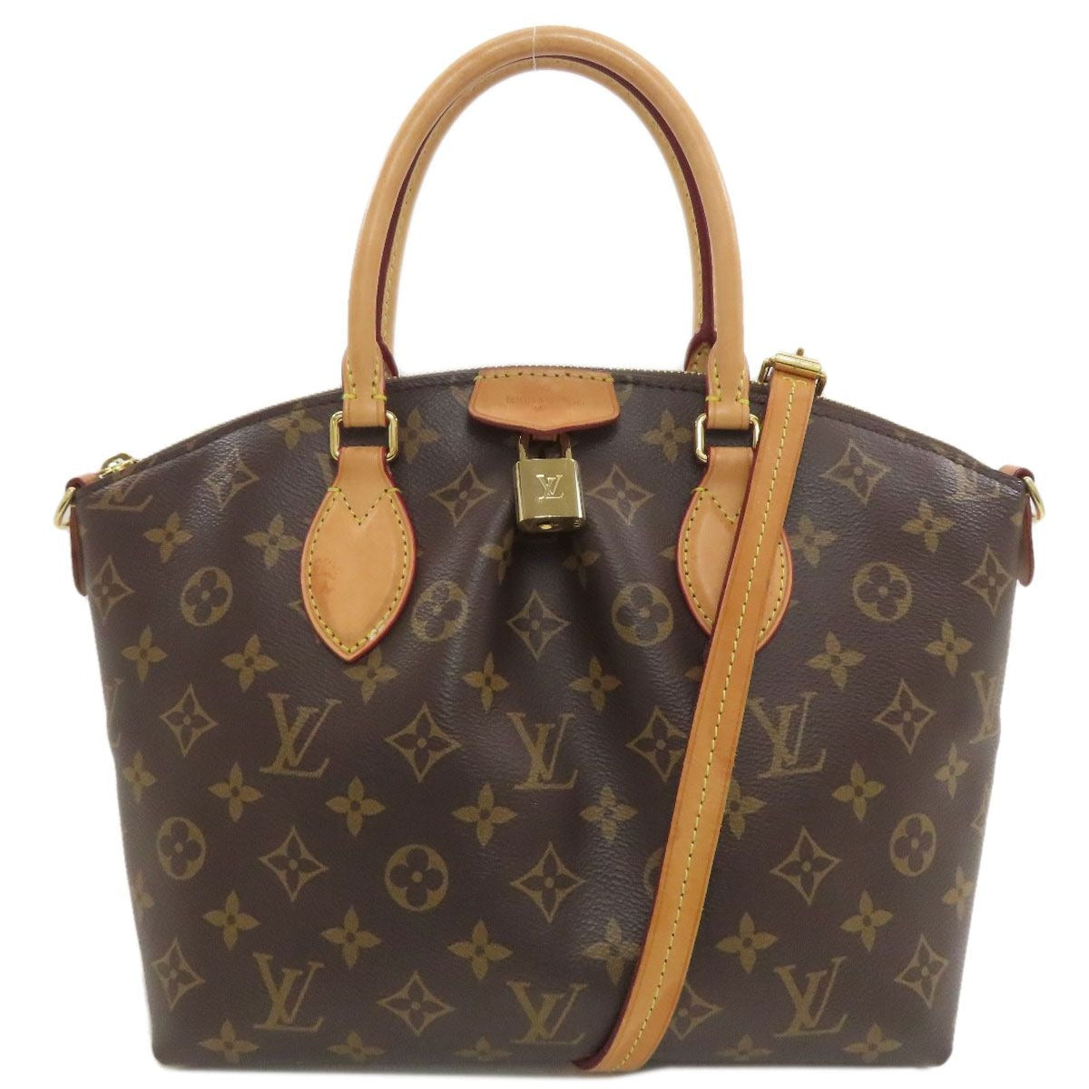 Louis Vuitton Boesi NM PM Handbag Monogram Canvas Brown