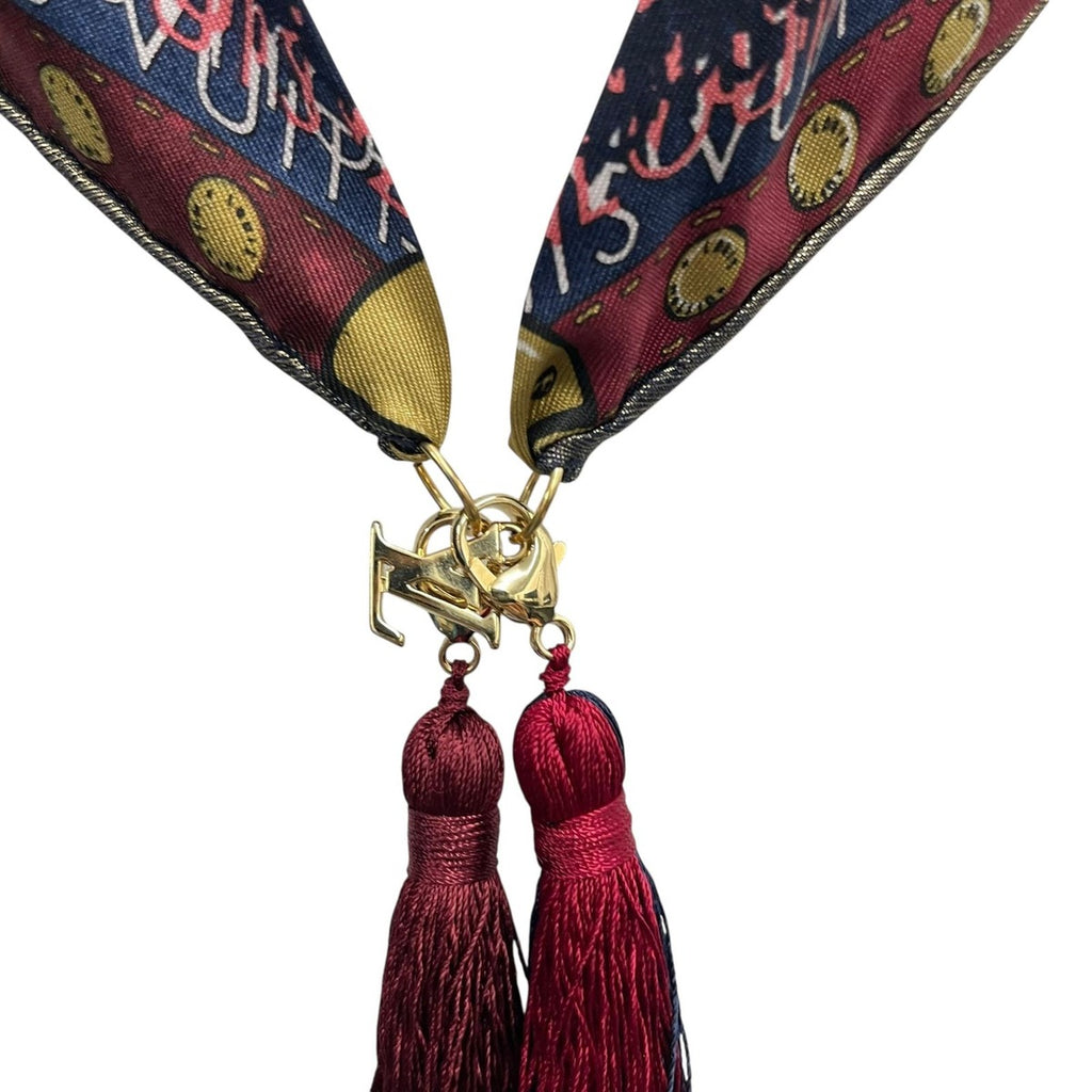 Louis Vuitton Scarf Silk Carre Bonbon Karakoram Red — view 5