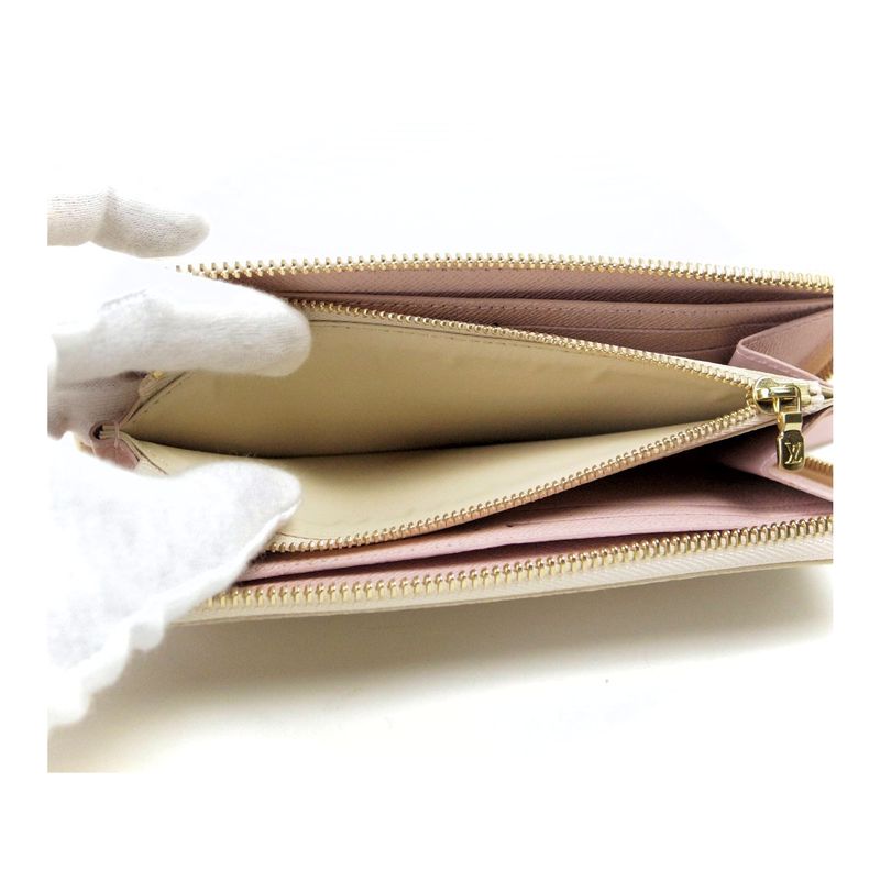 Louis Vuitton Portefeuille Clemence Damier Azur Long Wallet — view 5