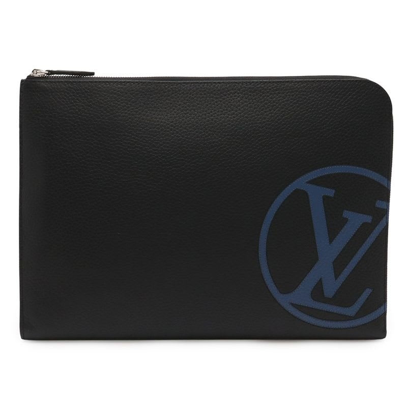 Louis Vuitton Circle Pochette Jules GM NM Clutch Bag Second Taurillon — view 2