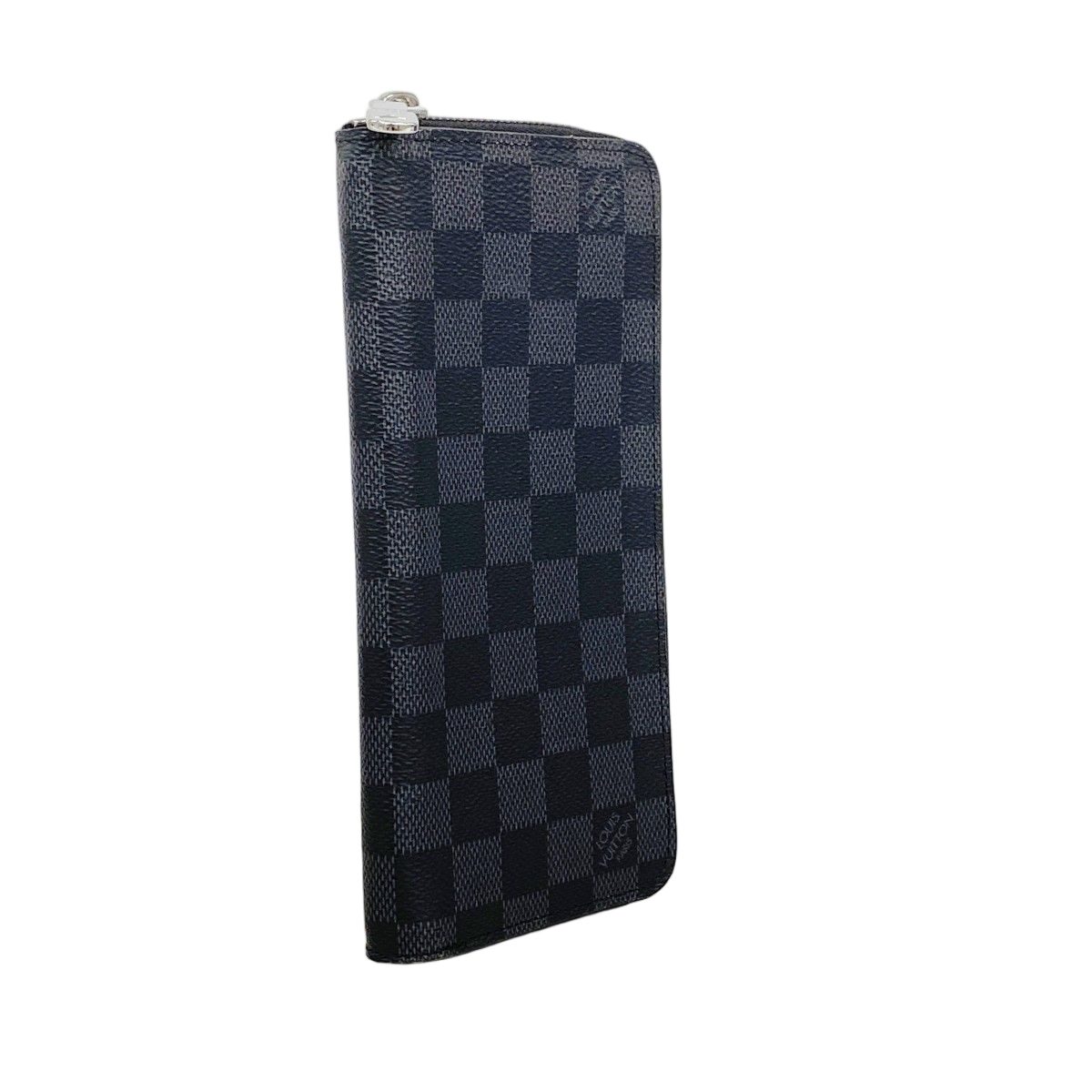 Louis Vuitton Wallet Damier Graphite Zippy Vertical Black Gray — view 2