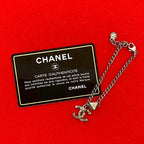 Chanel Coco Mark Motif Metal Chain Bracelet Bangle Accessory 12A — view 2