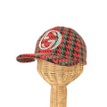 Gucci Interlocking Houndstooth Baseball Cap XL Red Hat