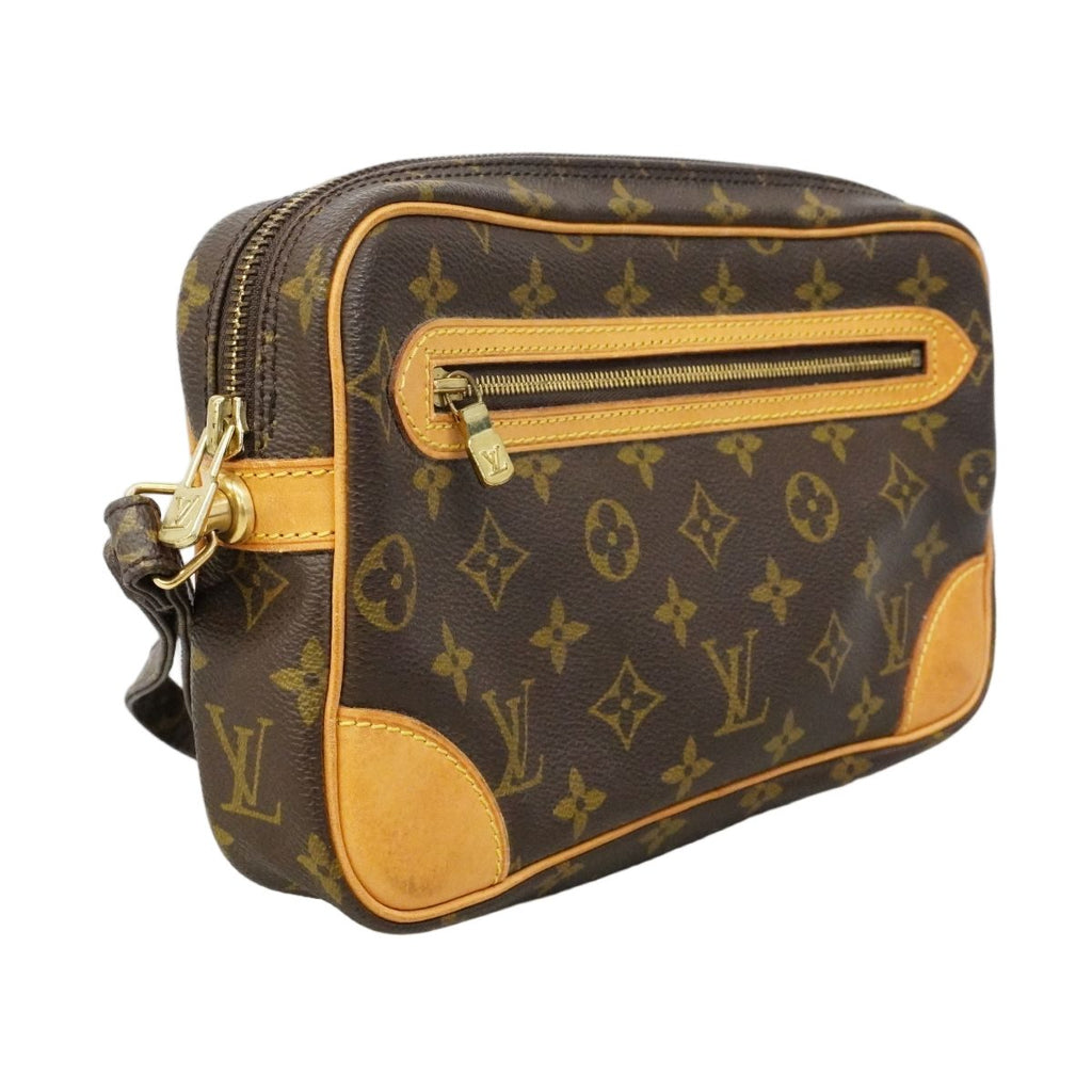 Louis Vuitton Clutch Monogram Marly Dragonne GM Brown — view 2