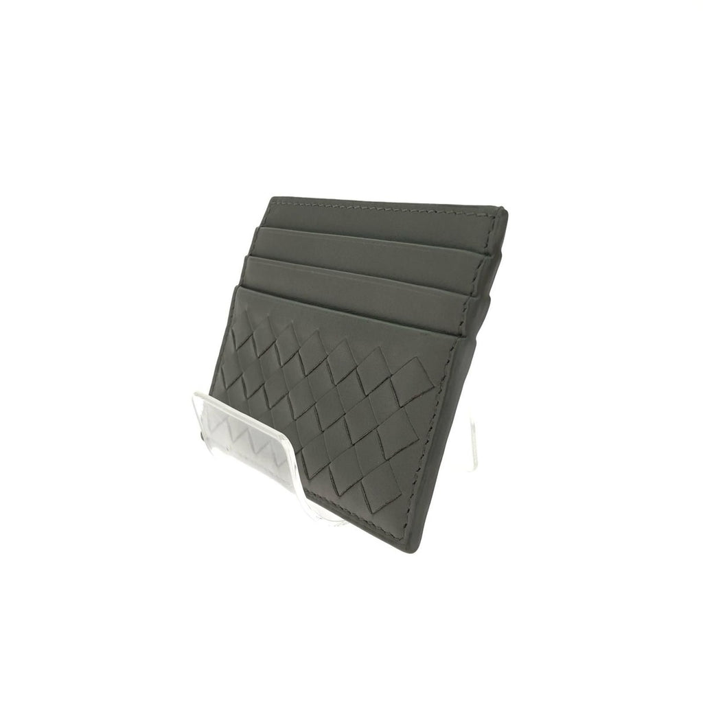 Bottega Veneta Intrecciato Cles Card Case Gray — view 2