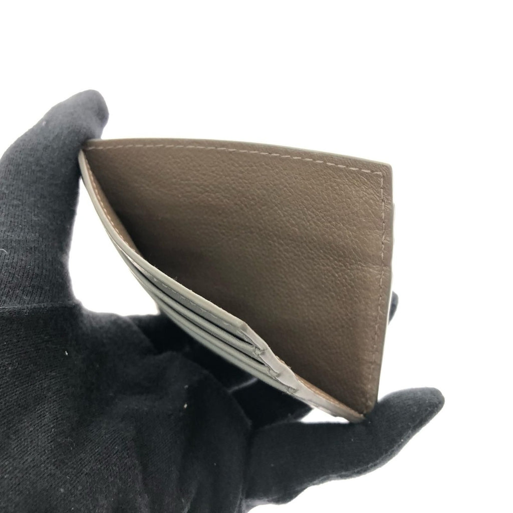 Bottega Veneta Intrecciato Cles Card Case Gray — view 4