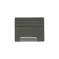 Bottega Veneta Intrecciato Cles Card Case Gray